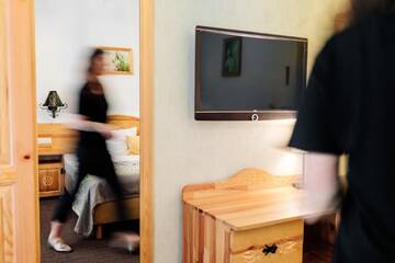 Фото номера Номер Делюкс с террасой Отель Hotel Bajka г. Grodziec 4